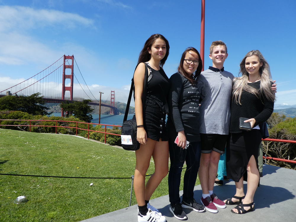 Visit the Golden Gate Bridge on your next overseas school tour