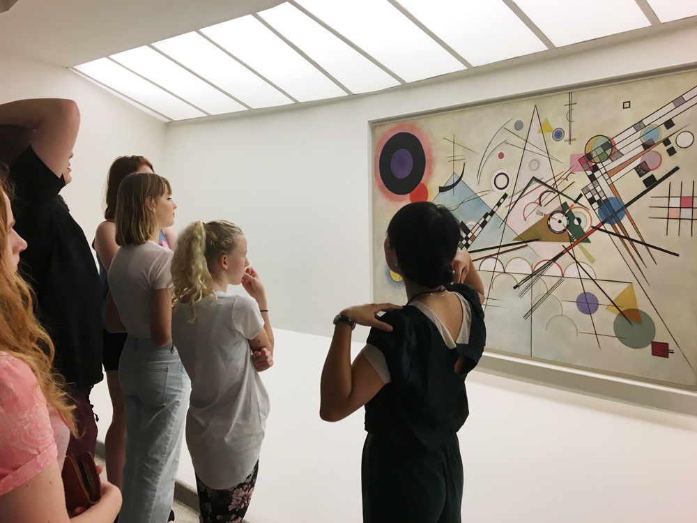 School tours for art students - NYC is one of the world’s greatest artistic epicentres.